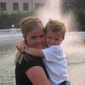 My sister, Meagan Sanborn and her son, Timmy