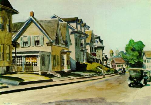 Prospect Street, Gloucester. 1928 Hopper, Edward (1882-1967)