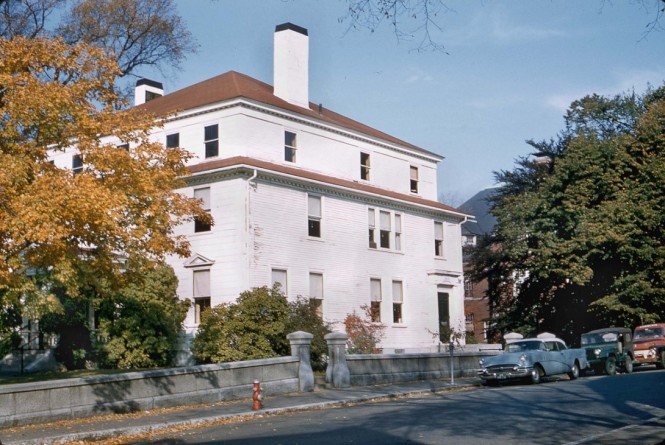 The Saunders house in October of 1958 before the addition of the Monell building. Harold Dexter photo, courtesy of Dawn Dexter and CAM