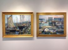 Scenes from the Charles Movalli exhibition at the Cape Ann Museum. 2